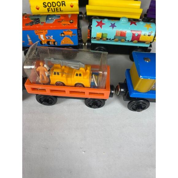 Vintage 1990s Learning Curve Thomas the Train Cars, Including Some Custom-Made - Picture 3 of 6